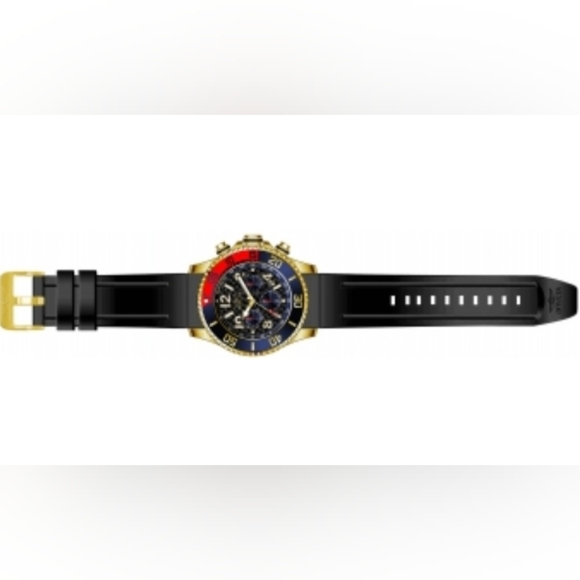 NWT Invicta Pro Diver Men's Watch (29713) 48mm Steel Gold Tone Case, Black Band - Picture 5 of 7